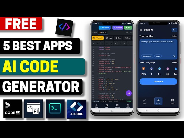 5 Best Free AI Code Generator Apps for Android 2026