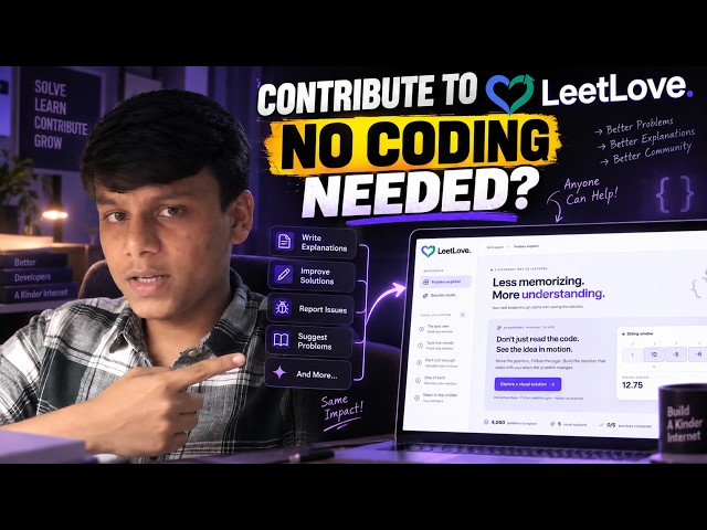 How to Contribute Solutions to LeetLove (No Coding Needed!) | Paste Code → Get Visuals