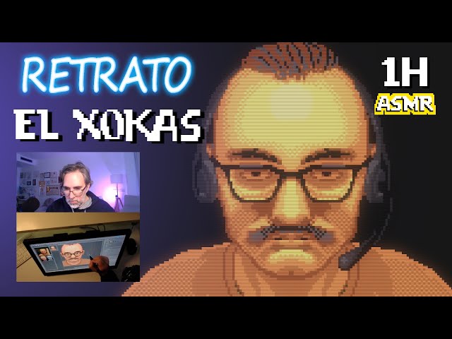 🎨🎧 Retratando a el Xokas en pixelart [ASMR]