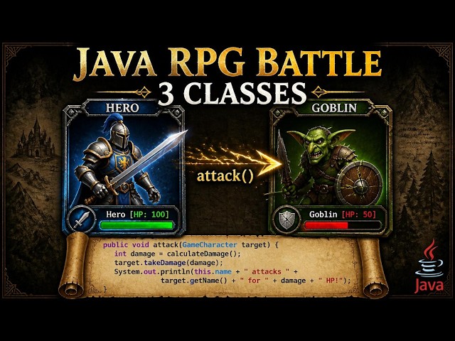 RPG Combat Engine in Java - Object Oriented Programming