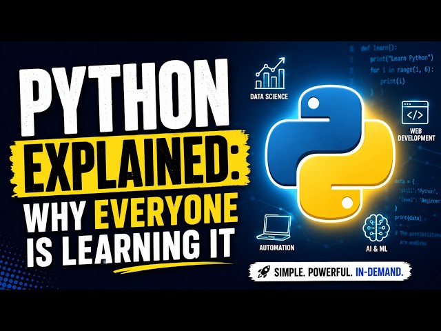 Python Explained: Why Everyone Is Learning It