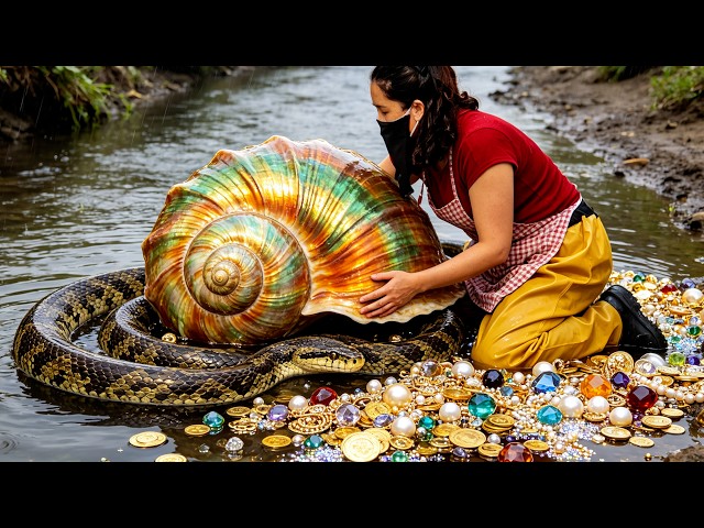 4The super pearl in the python and giant clam