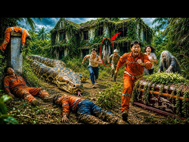 Time Lapse 72 Hours: Abandoned House Cleanup Turns Terrifying When Giant Python Appears!