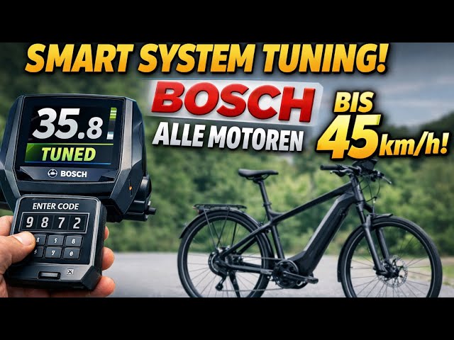 Unlock Bosch E-Bike Smart System – Tuning Code Guide (2026)