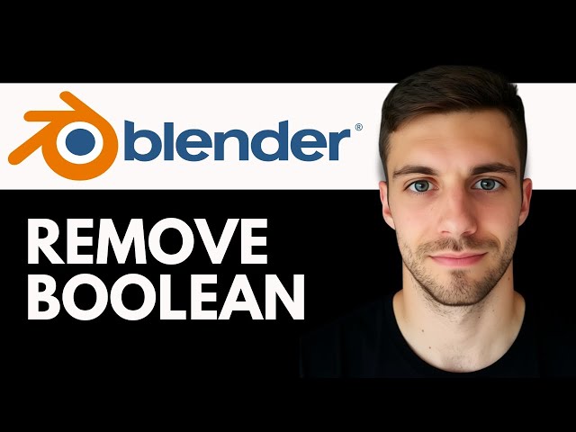 How to Remove a Boolean in Blender 2026 (Blender Boolean Tutorial)