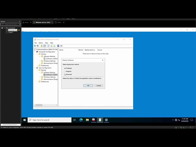 Software Deployment On VM