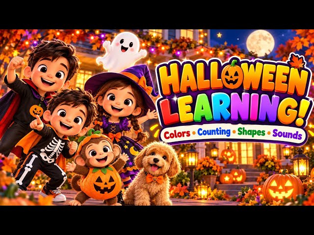 Can You Find the Pumpkin Stars? 🎃 Halloween Learning for Toddlers