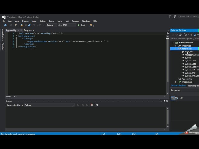 Tutorial .NET Básico 1 - Aplicación de consola