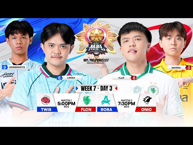 🔴 LIVE | MPL PH S17 | ENGLISH - Week 7 Day 3
