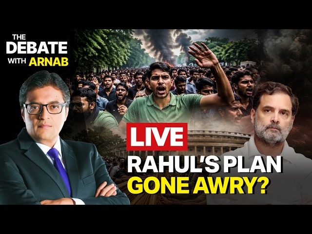Debate With Arnab LIVE: CJP Protest Over, Has Rahul Gandhi’s Plan Met An Abrupt End?