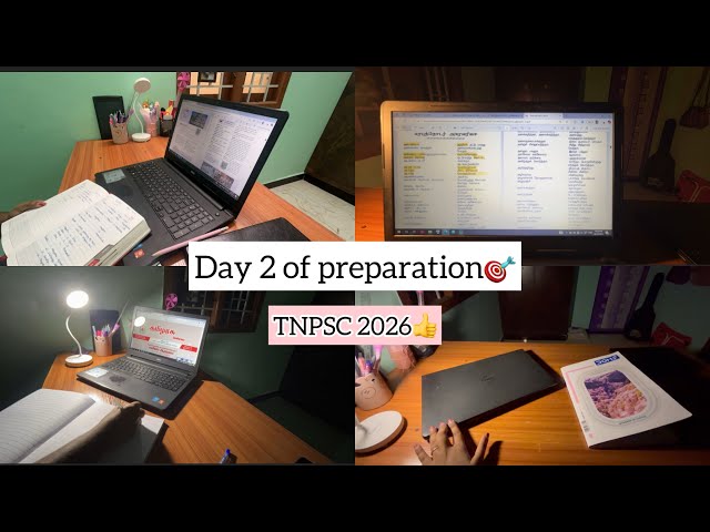 Day 2: TNPSC 2026 Preparation | #tnpsc2026  #studyvlog  #studywithme  #tnpscpreparation #TNPSC 