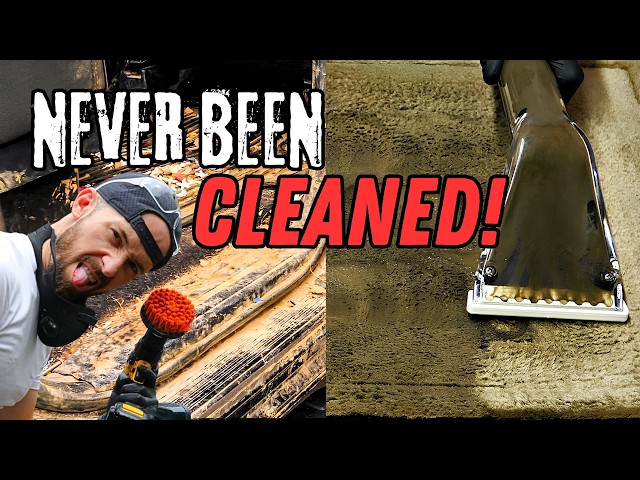 Detailing A Farm Truck Interior Trapped Under Thick Layers Of Dust and Dirt!