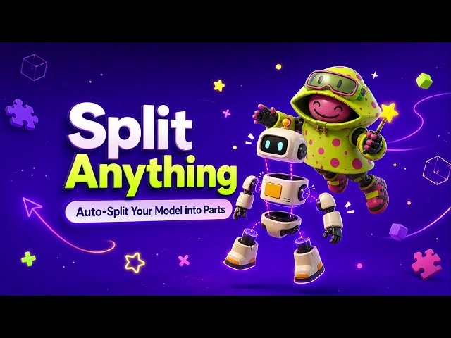 Split Anything with @MeshyAI