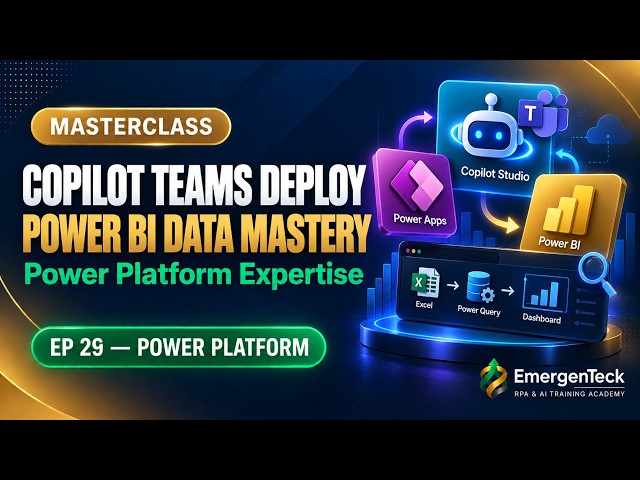 Power Platform Masterclass: Copilot Teams Integration & Power BI Data Transform | EP 29