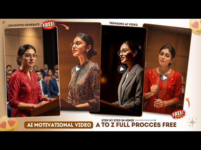 Ai Video Kaise Banaye | How To Create VIRAL AI Motivational Videos | Kaise AI Video Free Main Banaye