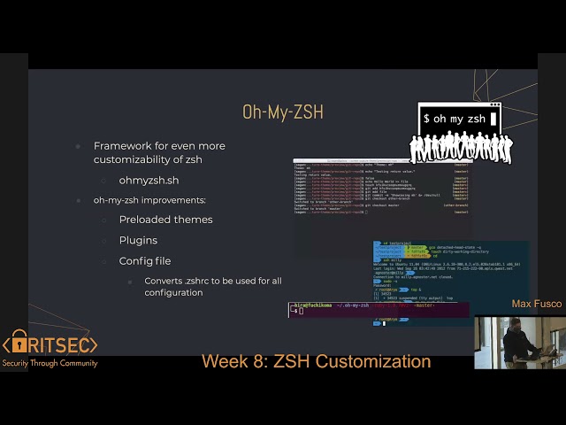 ZSH Customization   Max Fusco