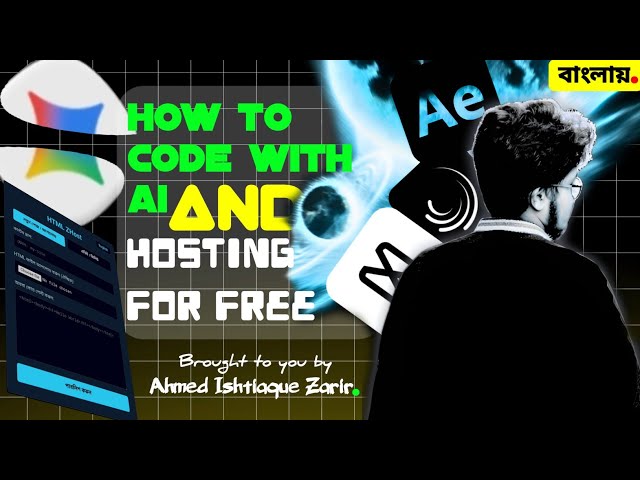 Build & Host Websites Free Using AI | Free HTML Hosting (Bangla Tutorial) | Host for Free(Beginners)