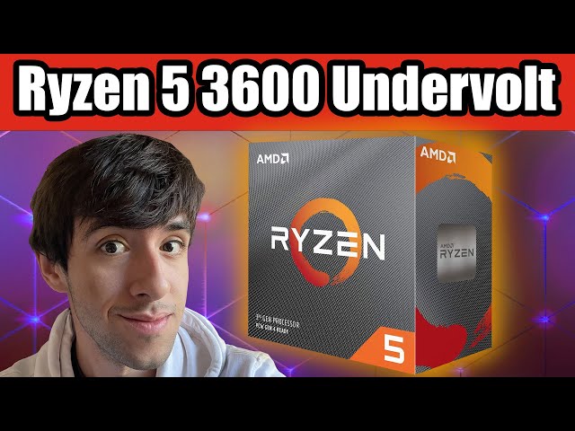 Undervolt your Ryzen 5 3600X for more FPS and Lower Temperature!