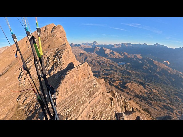 Descenso del Telera en parapente