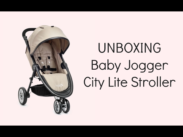 Unboxing BABY JOGGER CITY LITE STROLLER