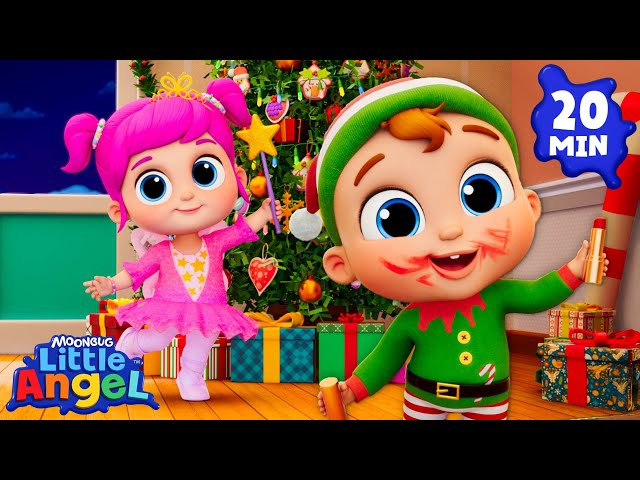 Mummy and Daddy Suprise Present!🚀 | Little Angel | Kids Cartoons & Nursery Rhymes | Moonbug Kids