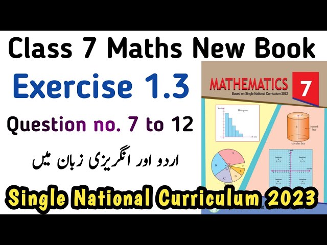 Chapter 1 Exercise 1.3 Class 7 Math New Book | Unit 1 Exercise 1.3 Question 7 to 12 | Learning Zone
