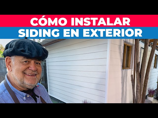 How to install exterior siding