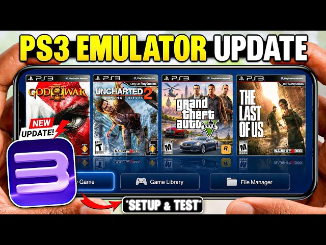 🔥 Best PS3 Emulator For Android - RMSX3 New Update Full Setup & Best Settings | Play PS3 Games