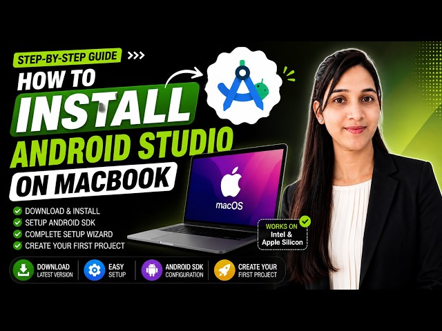 How to Install Android Studio on Mac | Download & Setup Android Studio on MacBook