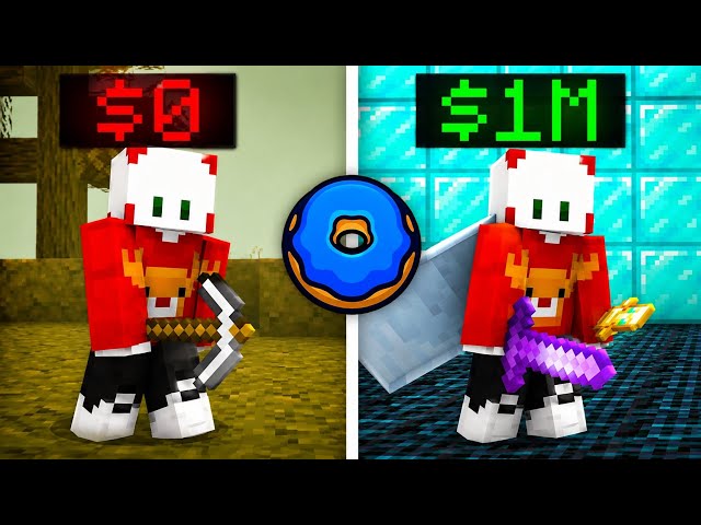 $0 to $1M on the NEW Donut SMP ($0 to$1M)