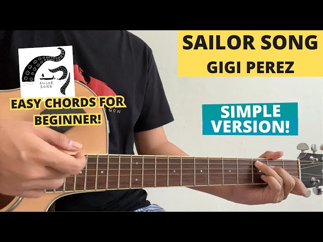 Sailor Song - Gigi Perez (Guitar Tutorial) Easy Chords For Beginner!