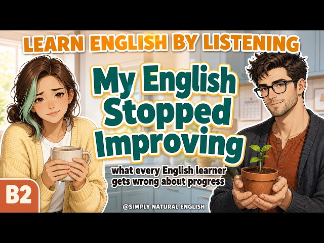 B2 English Listening Practice - "My English Stopped Improving" | Simply Natural English