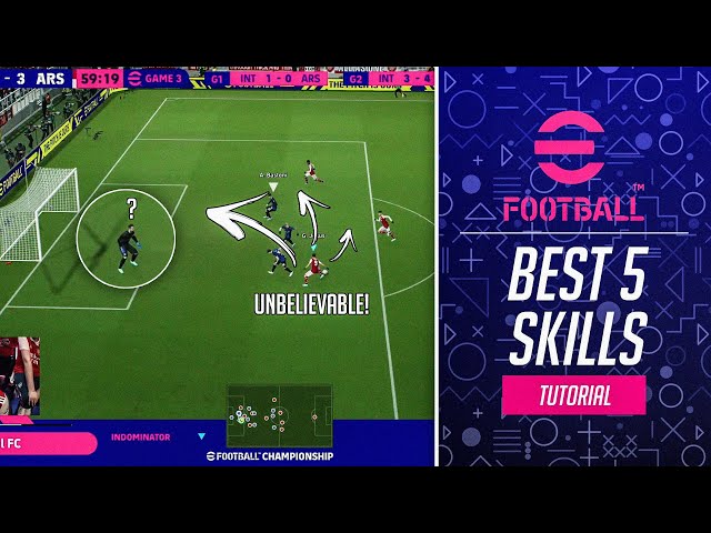 eFootball™ | THE ONLY 5 SKILLS YOU NEED TO KNOW (Tutorial)