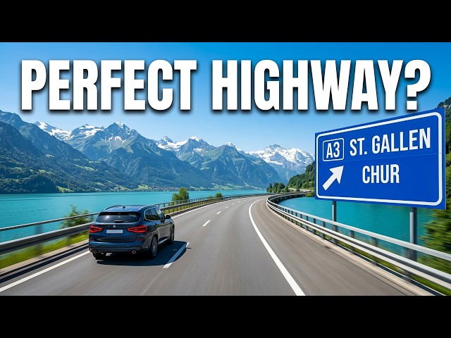 Is This The Most Perfect Highway on Earth? | Switzerland 4K Scenic Drive (A3 Motorway)