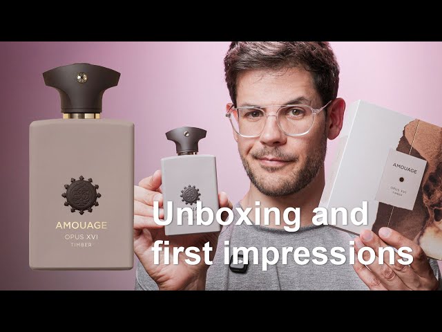 Amouage Opus XVI Timber - unboxing and first impressions