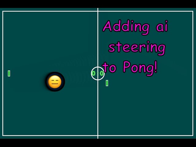 Ai Steering Behaviour for Pong