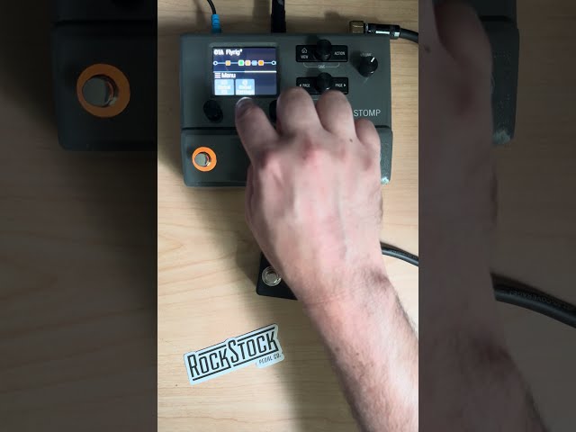 Line6 HX Stomp & Rockstock Pedal Co. Aux Switch make a great pairing - how to connect
