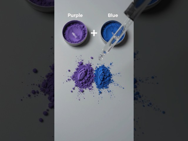How to Mix Purple and Blue to Make Deep Violet🎨🎨 | Color Mixing Guide🎨🎨