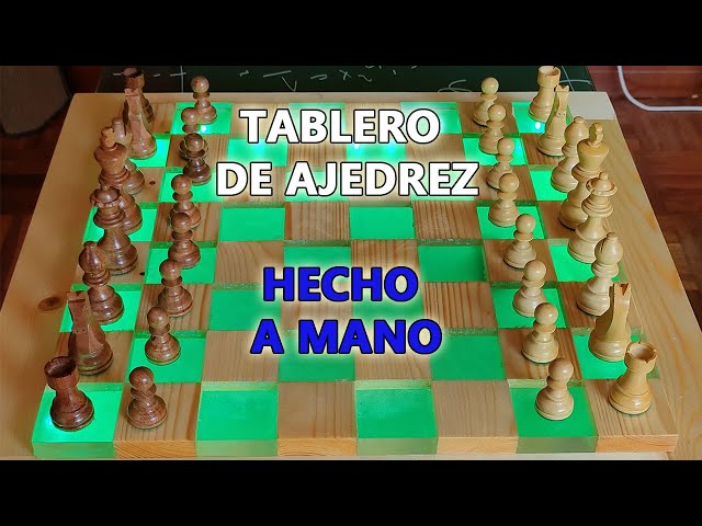 ¡CREAMOS el MEJOR TABLERO de ajedrez ARTESANAL! 💯✅
