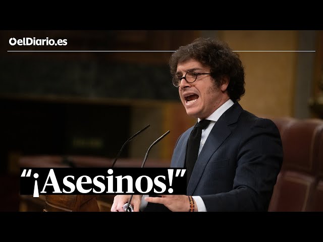 Figaredo grita "asesinos" en  el Congreso y el vicepresidente pide retirar el insulto