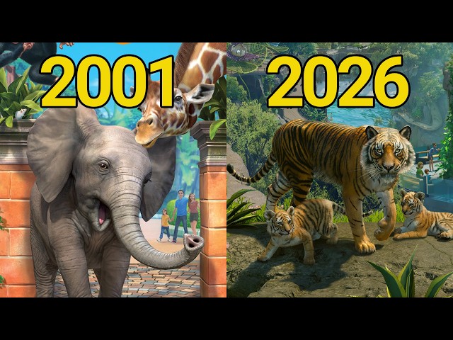 Evolution of Zoo Simulator Games (2001-2026) 🐘