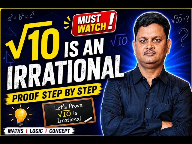 √10 is an Irrational Number 🤯  #mathshorts