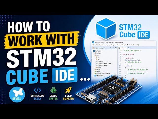 How to work with STM32 Cube IDE | STM32 Cube IDE Tutorial | STM32 Cube IDE Basics | STM32