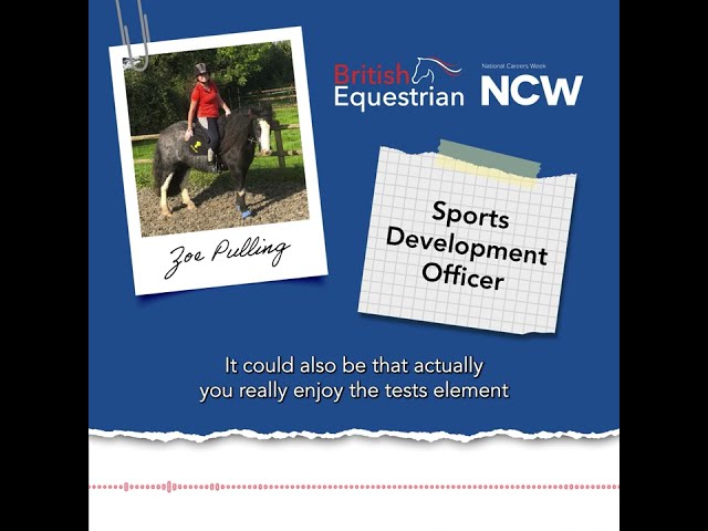Careers Weeks 2023: Sports Development Officer