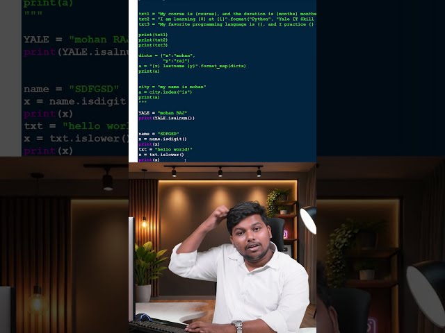 Python islower() Explained in Tamil | Small Letters Check செய்வது எப்படி?