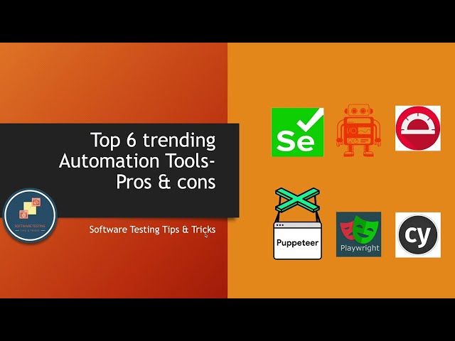 Top 6 Trending Automation Tools - pros and cons