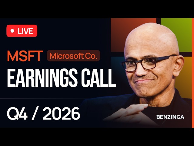 Microsoft Q4 FY26 Earnings Call | $MSFT | 🔴 WATCH LIVE
