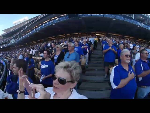 VR 360: Anthem at Dodger Stadium