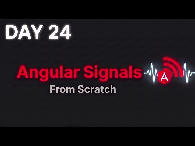 Learning Angular Signals From Scratch - Forms (Form logic) — Day 24