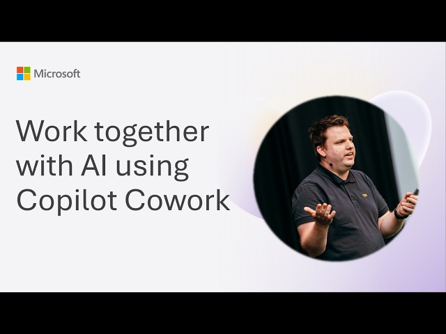 Work together with AI using Copilot Cowork